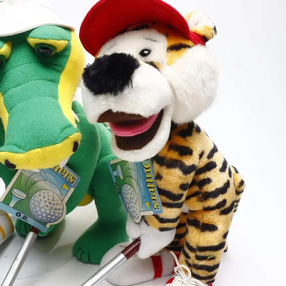 Duffers Collectible Golf Plush Stuffed Animals by 24K Co Mighty Star Lot of 4